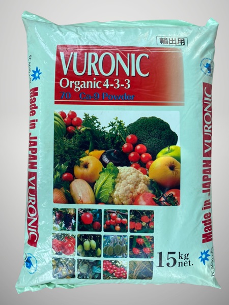 Phân bón hữu cơ Nhật Bản Vuronic bao 15kg