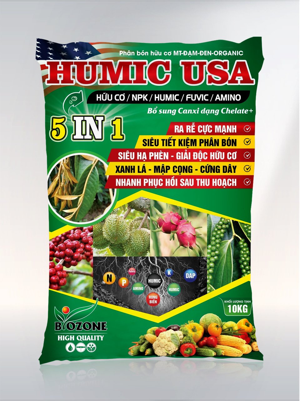 Đạm cá Humic 5 trong 1
