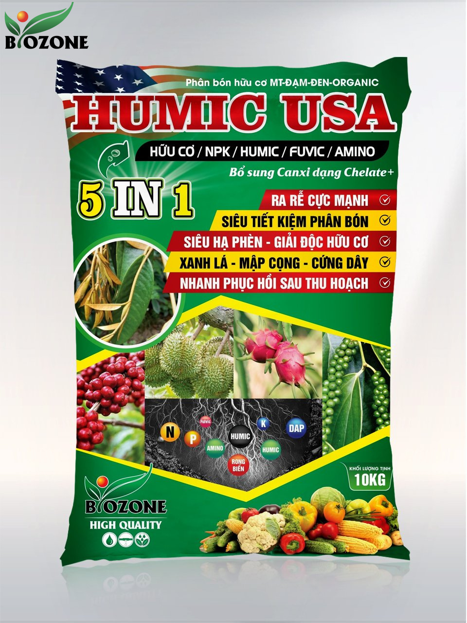 Đạm cá Humic 5 trong 1